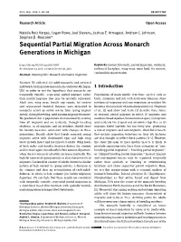 Sequential Partial Migration Across Monarch Generations in Michigan