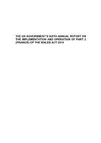Sixth Wales Act 2014 Section 23 Implementation Report