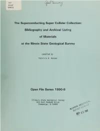The Superconducting Super Collider Collection