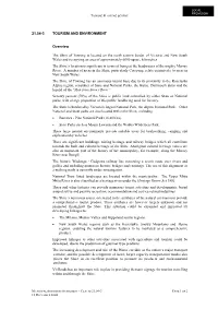 21.04-3 TOURISM and ENVIRONMENT Overview the Shire Of