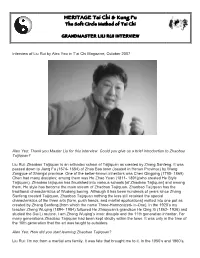 Heritage Tai Chi & Kung Fu