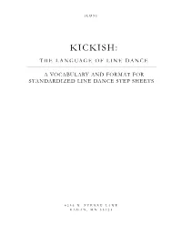 Kickish: the Language of Line Dance