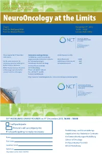 Neurooncology at the Limits