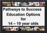 Pathways to Success