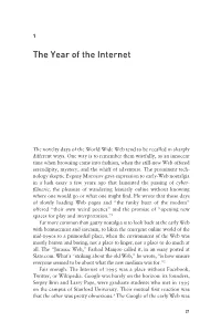 The Year of the Internet