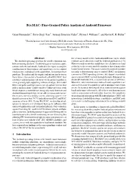 BIGMAC: Fine-Grained Policy Analysis of Android Firmware