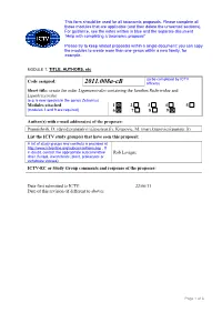 Complete Sections As Applicable