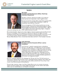 Speaker Bios