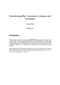 Standard PDF: Transformations Instructions Suitable for Printing And