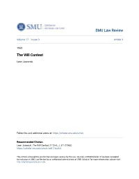 The Will Contest