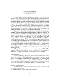 Author's Introduction by Nelda Ikenberry, 1999