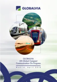GLOBALVIA UN Global Compact Communication on Progress