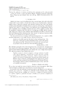 Taming the Unknown. a History of Algebra from Antiquity to the Early Twentieth Century, by Victor J
