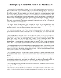 The Prophecy of the Seven Fires of the Anishinaabe