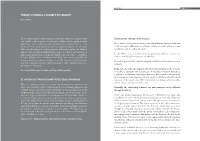 Transit System As a Project of Urbanity