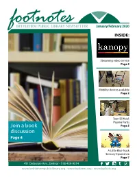 Join a Book Discussion