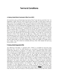 Terms & Conditions