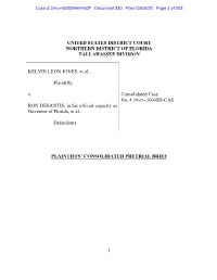 Case 4:19-Cv-00300-RH-MJF Document 340 Filed 04/14/20 Page 1 of 253