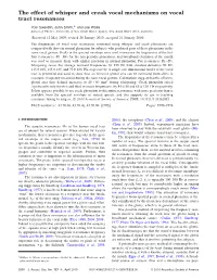 The Effect of Whisper and Creak Vocal Mechanisms on Vocal Tract Resonances
