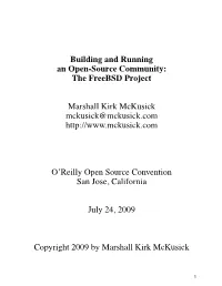 The Freebsd Project