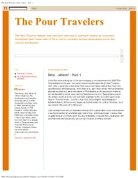 The Pour Travelers: Dela... Where? - Part 2