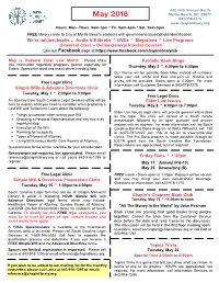 2018.05 May Newsletter