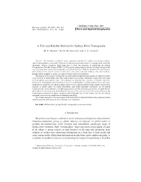 A Fast and Reliable Method for Surface Wave Tomography
