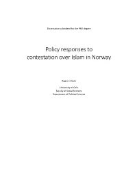 Policy Responses to Contestation Over Islam in Norway