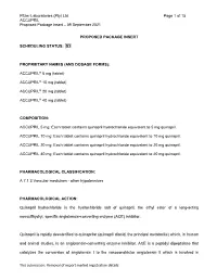 (Pty) Ltd Page 1 of 15 ACCUPRIL Approved Package Insert