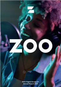 Zoo Digital Group Plc Annual Report Year Ended 31 March 2021