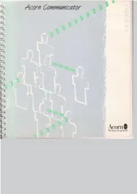 Acorn Communicator User Guide