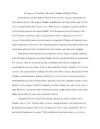 An Emperor in Translation: Suetonius, Claudius, and Robert Graves