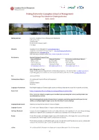 Guanghua Exchange Program Fact