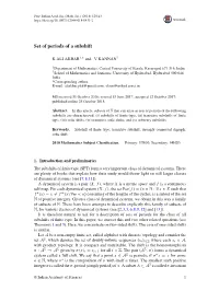 Set of Periods of a Subshift