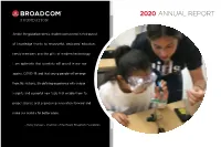 2020 Annual Report