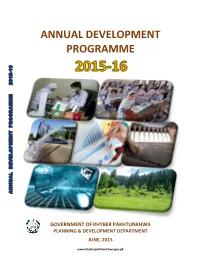 Annual Development Programme