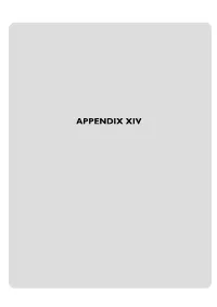 Appendix Xiv