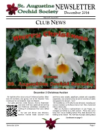 NEWSLETTER December 2014