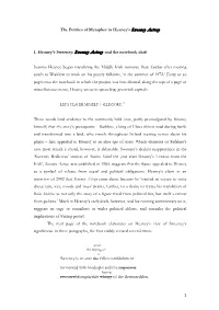 Sweeney Astray and the Notebook Draft Seamus Hean