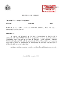 En Relación Con La Pregunta De Referencia, Se Informa Que De