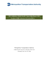 Subsidiary Corporation Report