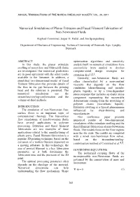 Numerical Simulations of Planar Extrusion and Fused Filament Fabrication of Non-Newtonian Fluids