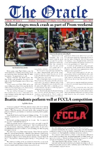 School Stages Mock Crash As Part of Prom Weekend