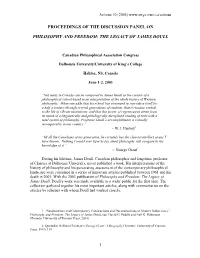 The Legacy of James Doull