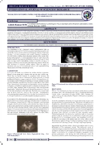 Ashish Kumar D.M ABSTRACT KEYWORDS INTERNATIONAL JOURNAL of SCIENTIFIC RESEARCH