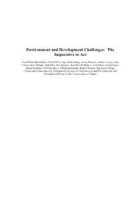 Environment and Development Challenges: the Imperative to Act