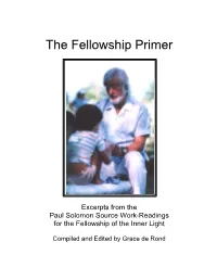 Fellowship Primer