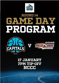 Game Day Program