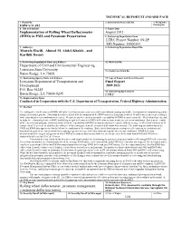 Implementation of Rolling Wheel Deflectometer (RWD) in PMS and Pavement Preservation