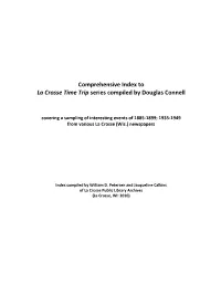 Index to Doug Connell's Time Trips Local